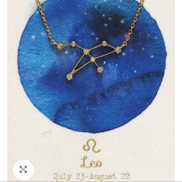 Jewelry - NWT Leo Zodiac Constellations Necklace